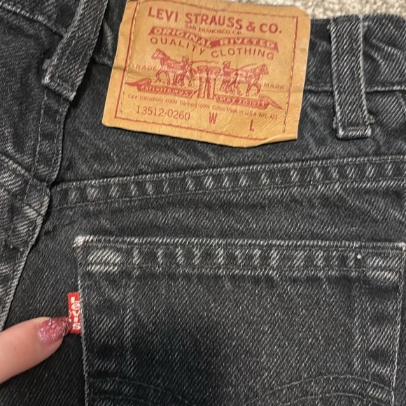 Vintage Ladies Black Levi 512’s - Picture 6 of 7
